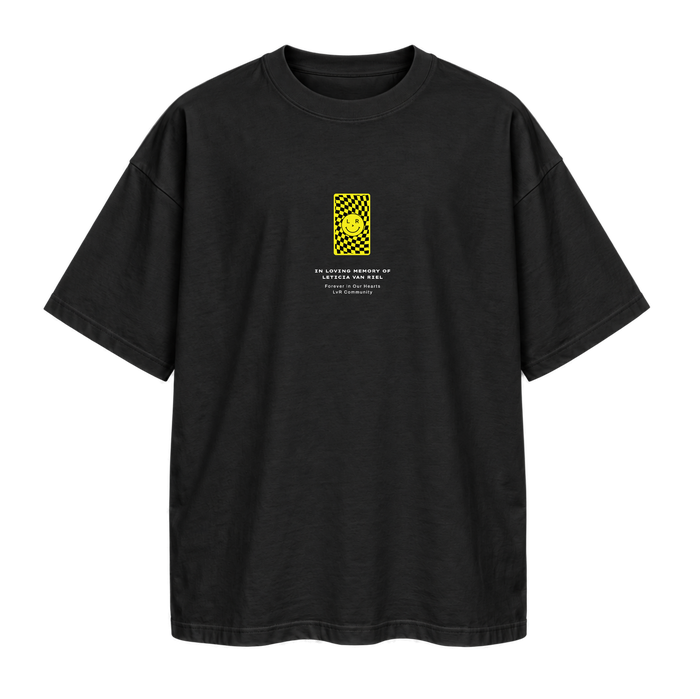 Black tribute tee mockup