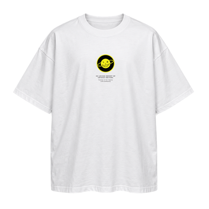 White tribute tee mockup